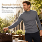Vintergenser for menn med rund hals – Slank passform og tidløs stil ✨👕❄️