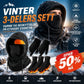 ❄️ 50 % RABATT! ⏰❄️ Hold deg varm hele vinteren! 3-delt sett: lue + hansker + sokker + ansiktsmaske ✨