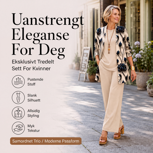 Nye varer📦 👚 Allsidig 3-delers sett i førsteklasses kvalitet – tidløs eleganse for alle anledninger