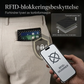 Minimalistisk, slank RFID-blokkerende lommebok for menn