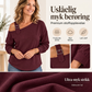 Asymmetrisk skulderfri topp med lange ermer for kvinner – Moderne og flatterende ✨👚🌸