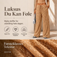 Bukser med elastisk linning for kvinner – Komfortabel og stilren hverdagsbukse ✨👖🌸