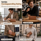 Lang herrelommebok med glidelås – Stor kapasitet og multifunksjonell kortholder ✨👛💼