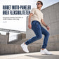 Uformelle vaskede denim joggebukser for menn – Med mansjettkant ✨👖🧺
