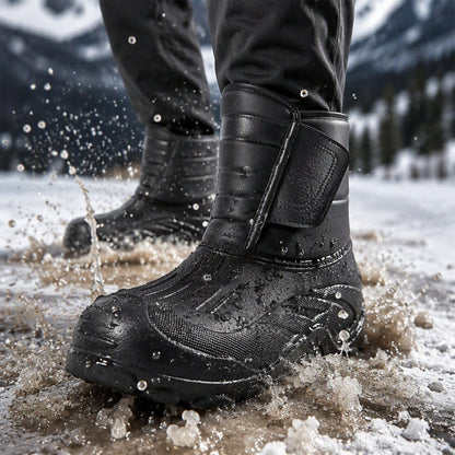 Unisex vannavstøtende snøstøvler med mykt plysjfôr – Varme, trygge og stilfulle ✨👢❄️