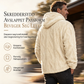 Herre vintergenser med fleecefor og jacquardmønster – Varm pullover til utendørs bruk ✨👕❄️