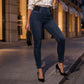 Damejeans med strikk og høyt liv – Komfortabel og stilfull passform ✨👖💫