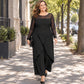 Elegant mesh-drakt for kvinner med ermer og overliggende skjørt – Stilfullt og feminint antrekk ✨👗💫