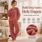 Koselig pyjamasset i korallfløyel for kvinner – Varmt og mykt til kalde netter ✨🌙🧸