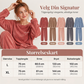 Koselig pyjamasset i korallfløyel for kvinner – Varmt og mykt til kalde netter ✨🌙🧸