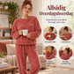 Koselig pyjamasset i korallfløyel for kvinner – Varmt og mykt til kalde netter ✨🌙🧸