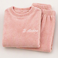 Koselig pyjamasset i korallfløyel for kvinner – Varmt og mykt til kalde netter ✨🌙🧸