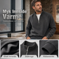 Uformell varm genser med halv glidelås for menn – Koselig og stilfull til hverdags ✨🧥🍂