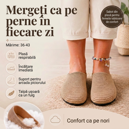 👡 Confort și Stil: Mules Tricotate Respirabile! ✨